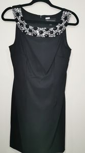 Elegant Black Dress with Crystals